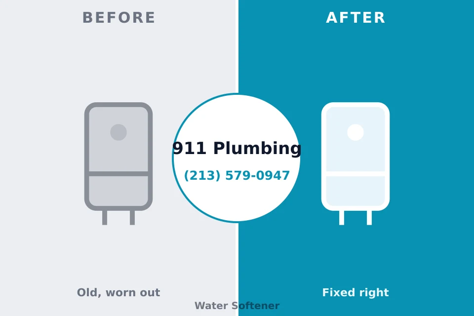 Before and after: plumbing company Pinewood, FL